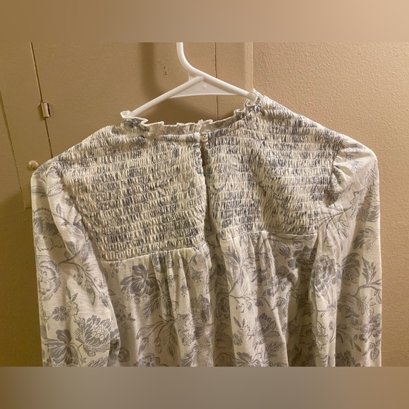 Lucky Brand long-sleeve peasant top - Picture 8 of 11